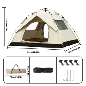 Pakicetus Instant Golden Tent