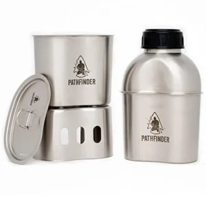 Metal Canteen Cooking Set - Survival Gear