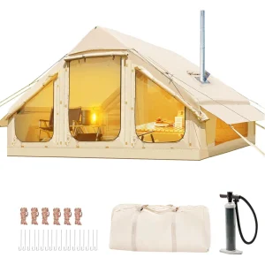 Inflatable tent camping for 1-6 people