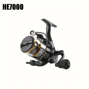 Spinning reels for both freshwater and saltwater fishing.