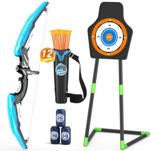 Bow and Arrow for Kids, LED Light indoor/Outdoor Sport Gifts for Boys Girls Ages 3+,Birthday Halloween Christmas Gift